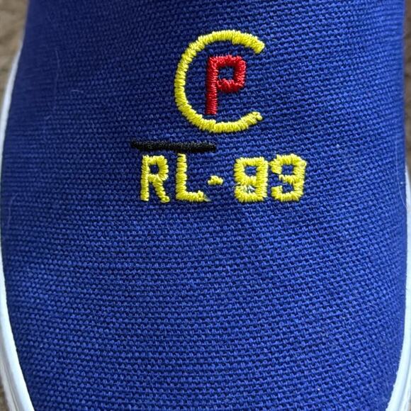 Polo Ralph Lauren Slip On Sneakers CP RL-93 Private Collection Youth Sz 3 - Picture 2 of 6